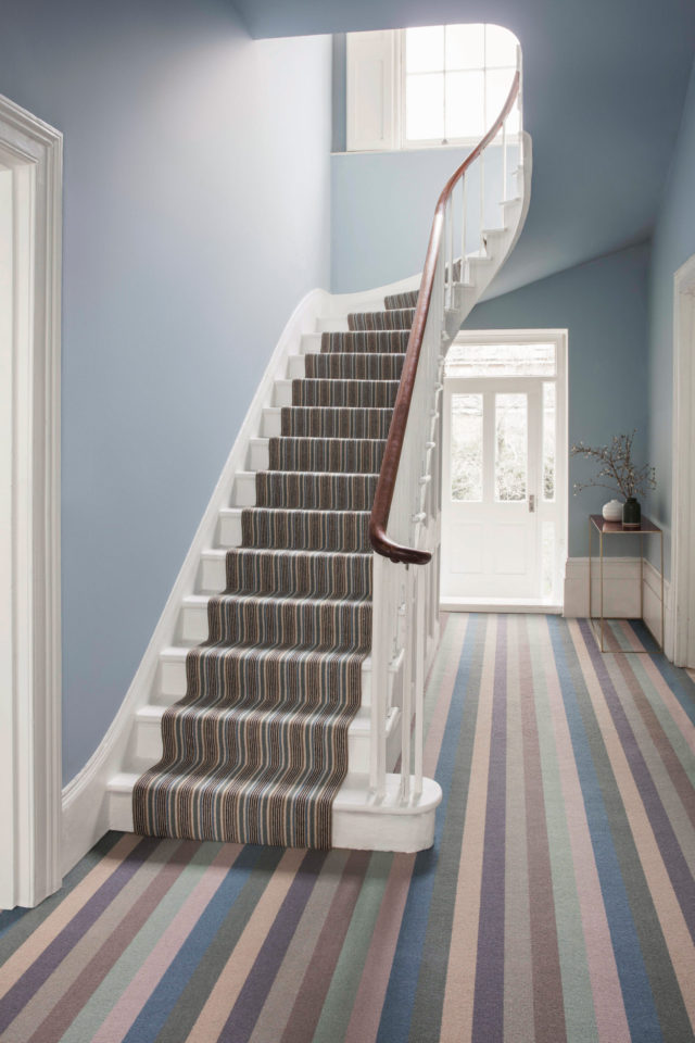 Alternative Flooring Stair Runners lifestyle_carpet_cmr_1900_Wool_Margo_Selby_Stripe_Surf_Joss_1902_Viking_whipped scaled